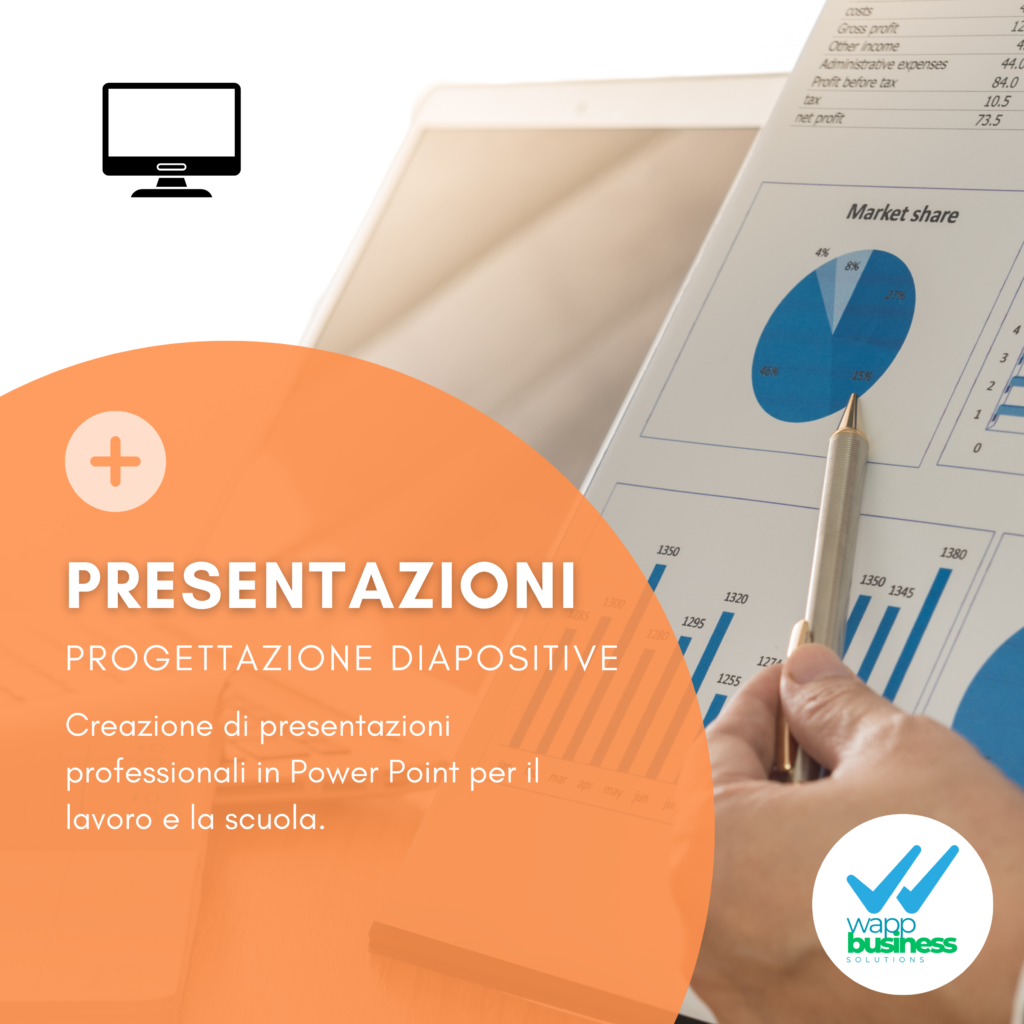 Servizio di creazione e progettazione di presentazioni professionali in Power Point.